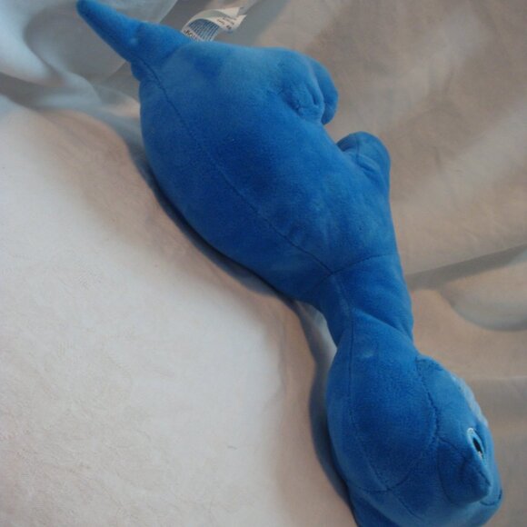 Kellytoy Blue Brontosaurus Dinosaur Plush Toy 12" - Picture 3 of 6